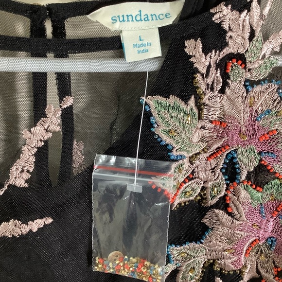 Sundance Celeste Beaded Embroidered Blouse - Picture 8 of 9